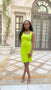 Lime Bodycon Dress
